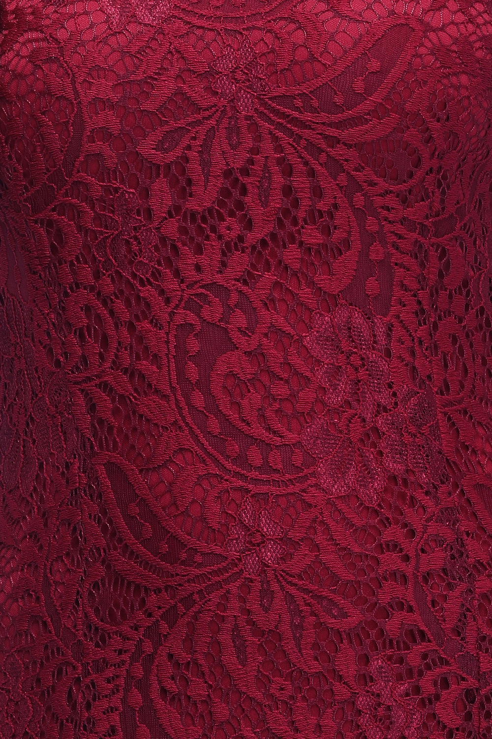 Sexy Mermaid Lace Long Burgundy Bridesmaid dresses with Crisscross Back - Fashionpara