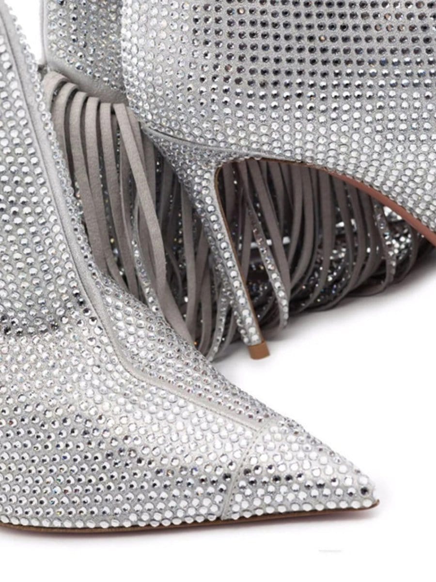 Ankle Tassel Rhinestone