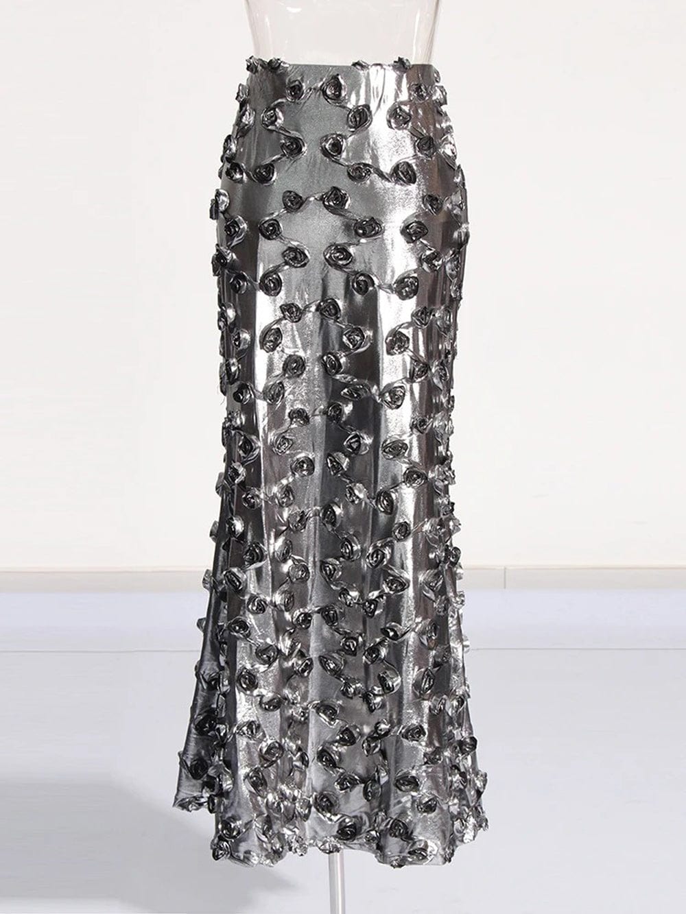 Appliques Bodycon Skirt - Fashionpara