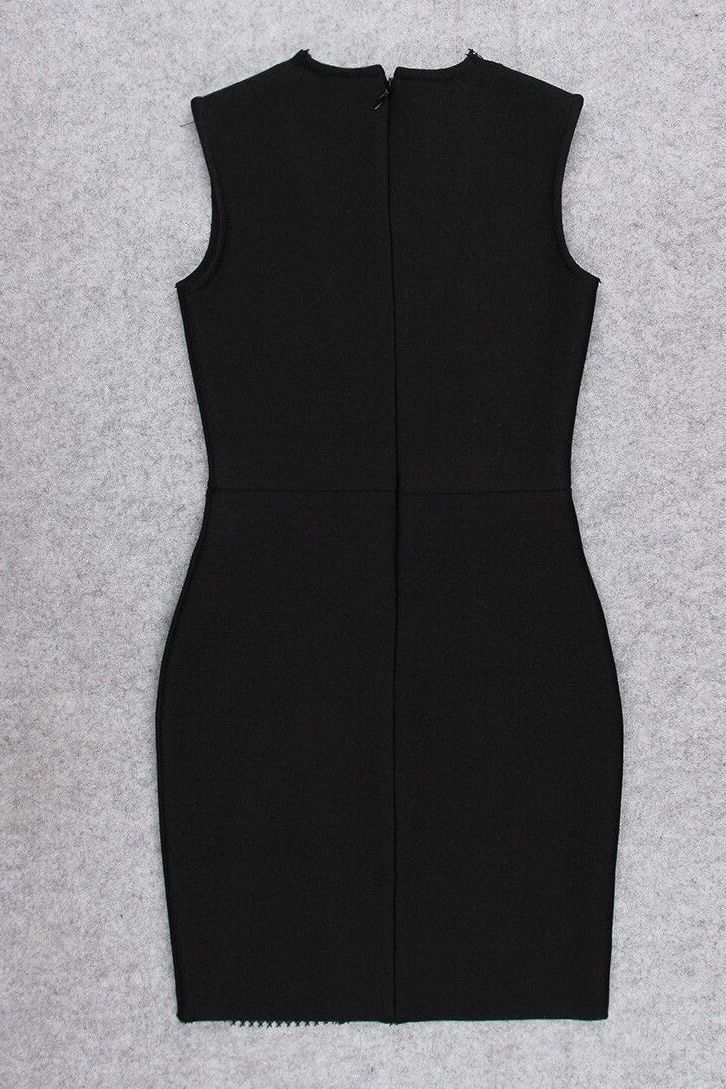 Sofie Bodycon Mini Dress - Classic Black - Fashionpara