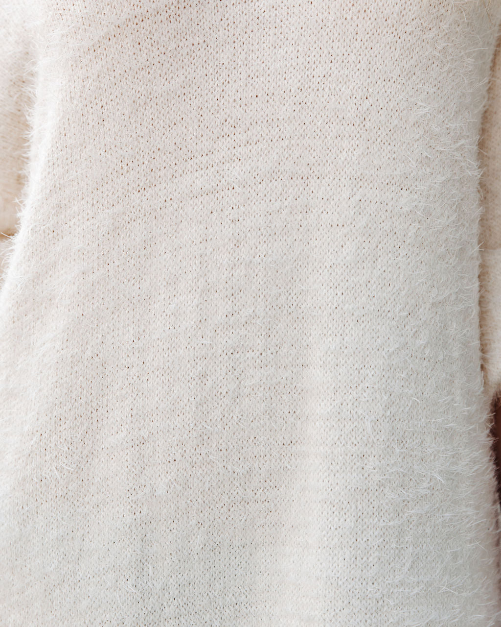 So In Love Knit Sweater Dress - Ivory - FINAL SALE 3