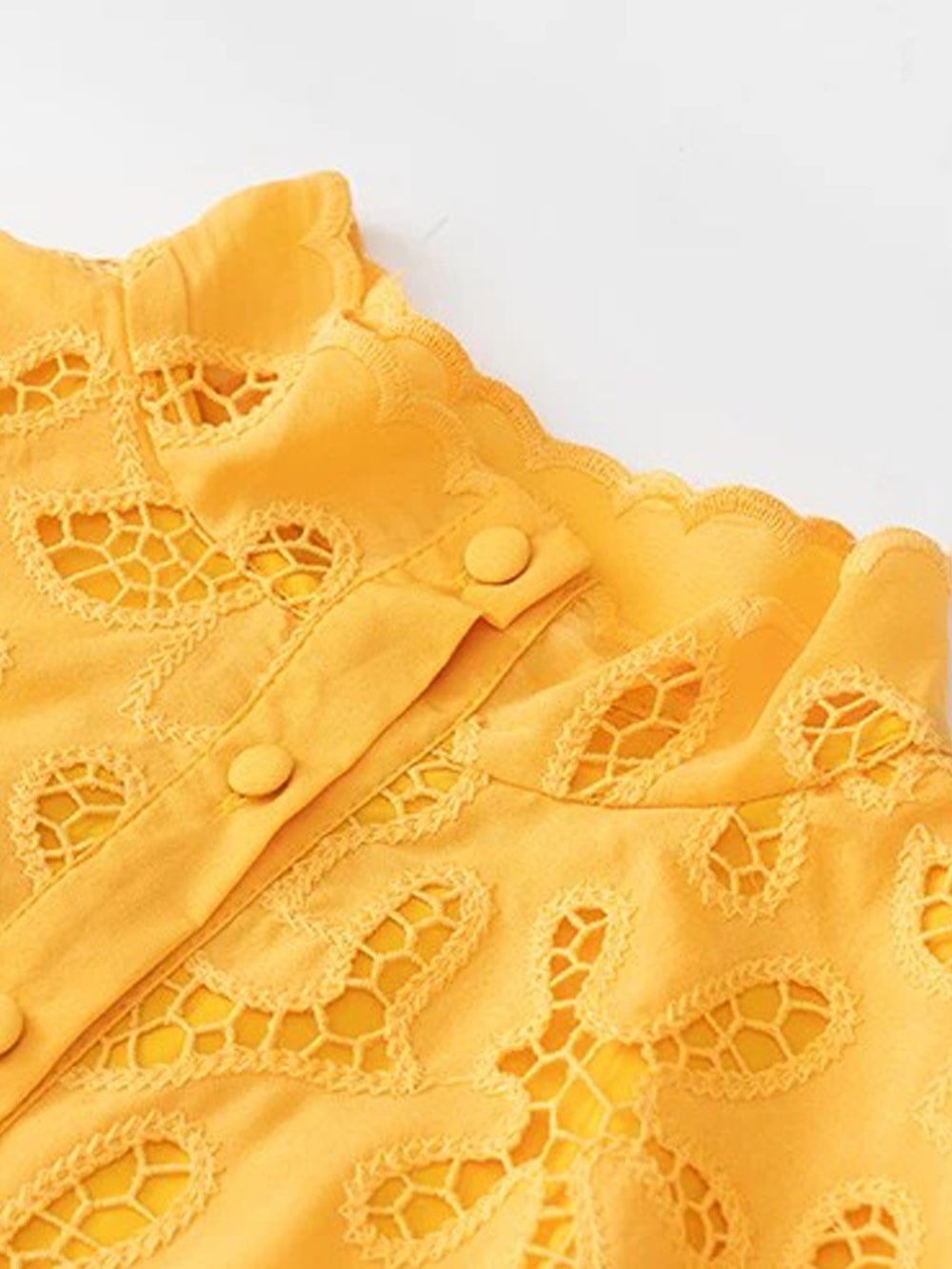 Hollow Out Midi - Fashionpara