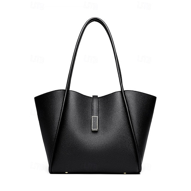 Green Bag Faux Leather Tote