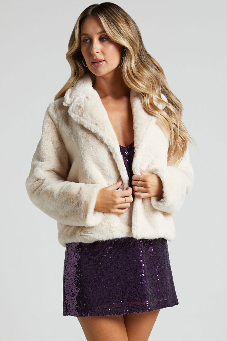 Sparkly V Neck Spaghetti Strap A Line Sequin Party Mini Dress - Purple  Fashionpara