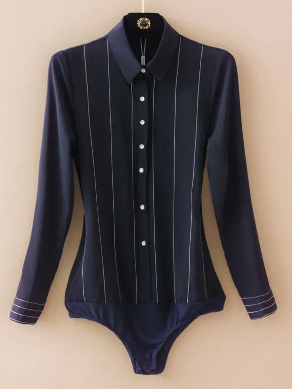 Bodysuit Chiffon Shirt - Fashionpara