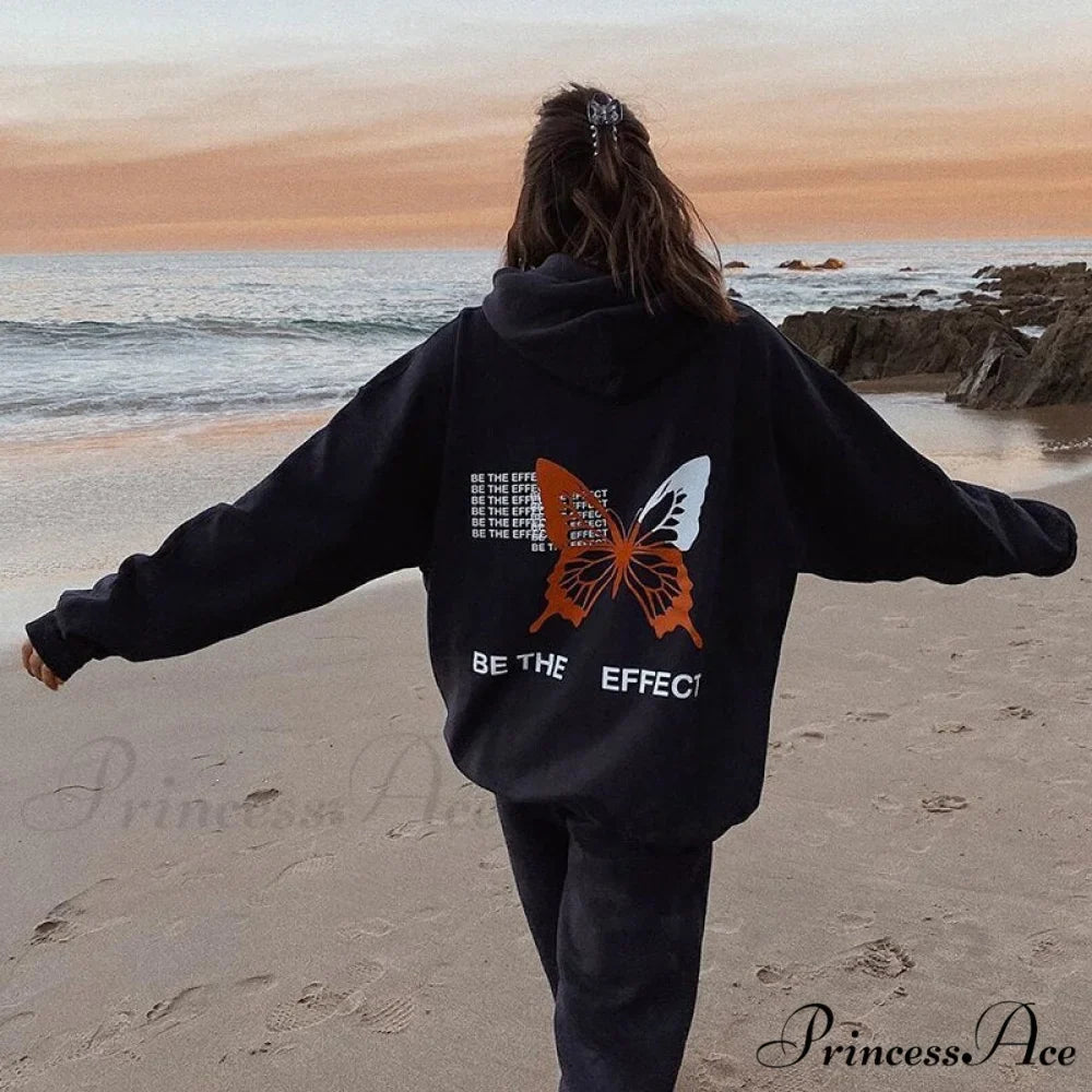 Streetwear Hip Hop Punk Casual Loose Hoodie
