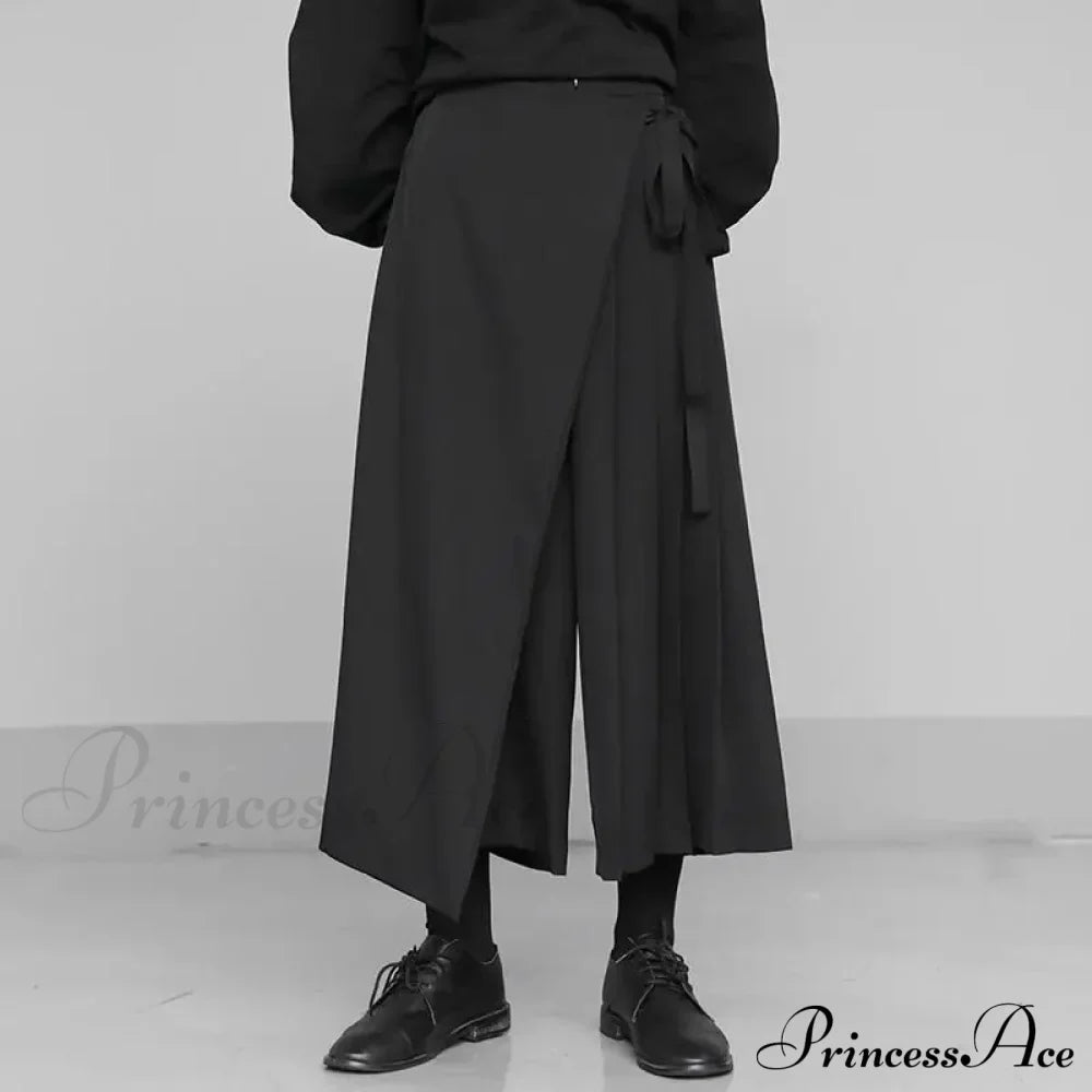 Stylish Harajuku Flared Halloween Pants Black / S