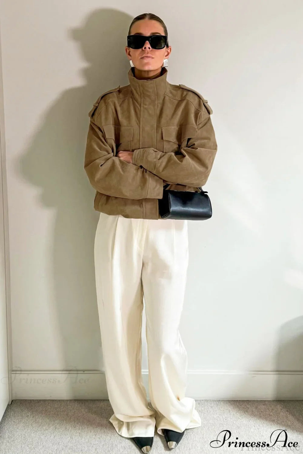 Chic Retro Suede Jacket Coat for Timeless Style and Comfort