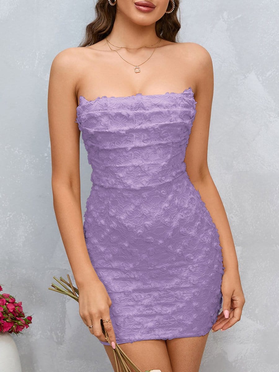 Sunny Strapless Mini Dress - Fashion Pov