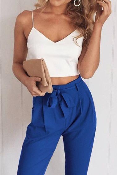 Suspender Waistcoat And Trousers Two-piece Suit