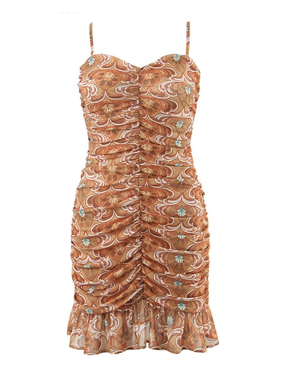 Ruffle Mini Dress - Fashionpara