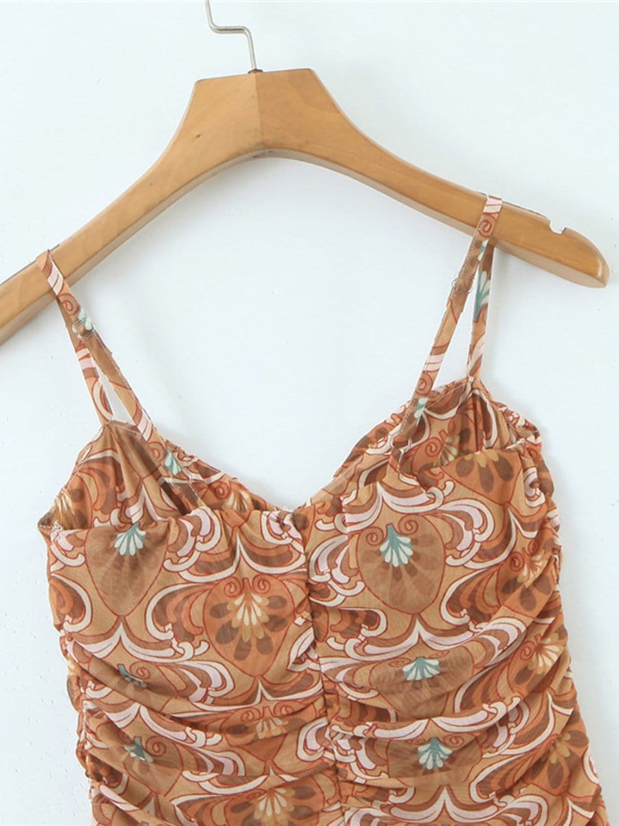 Ruffle Mini Dress - Fashionpara