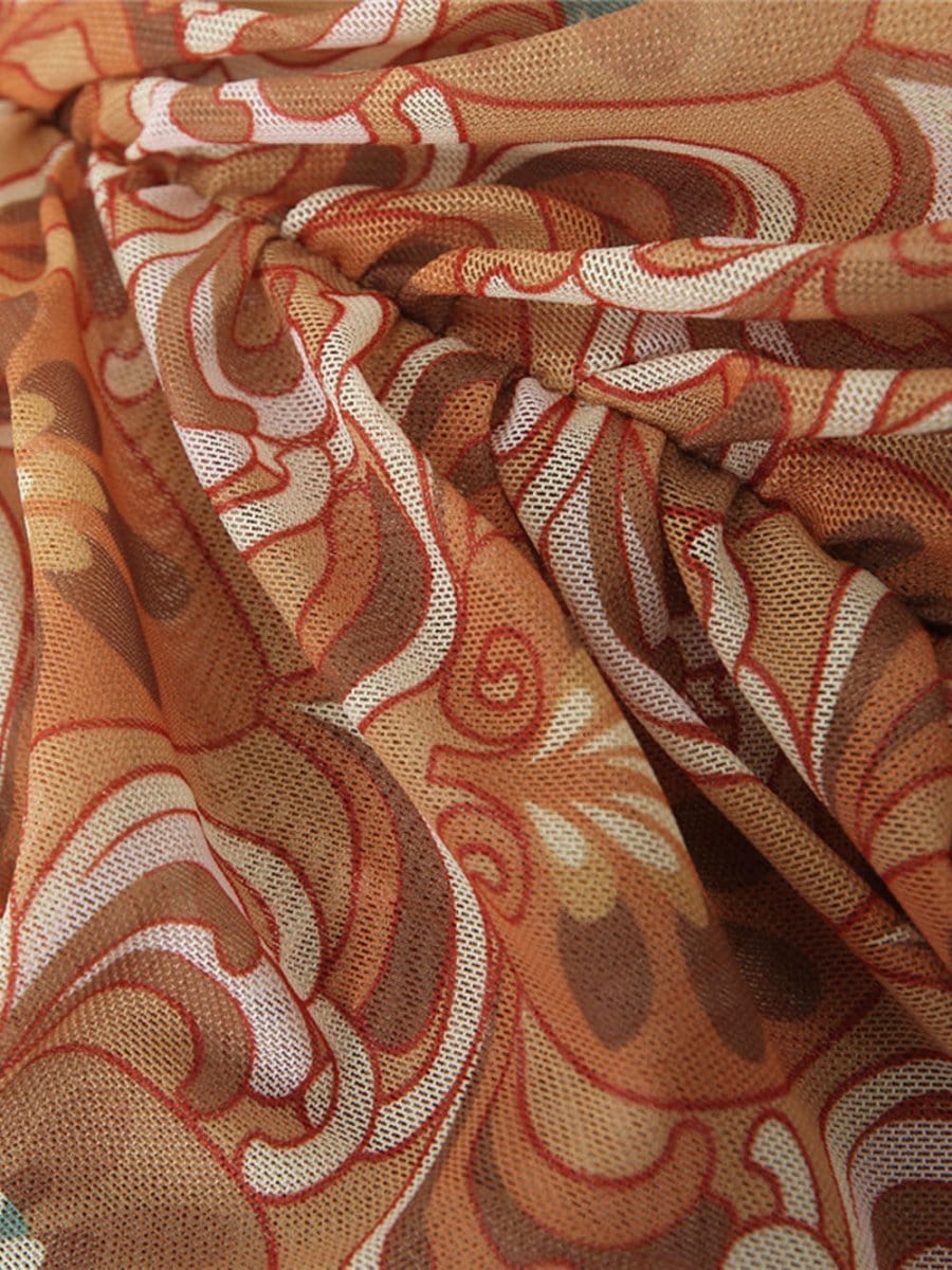 Ruffle Mini Dress - Fashionpara