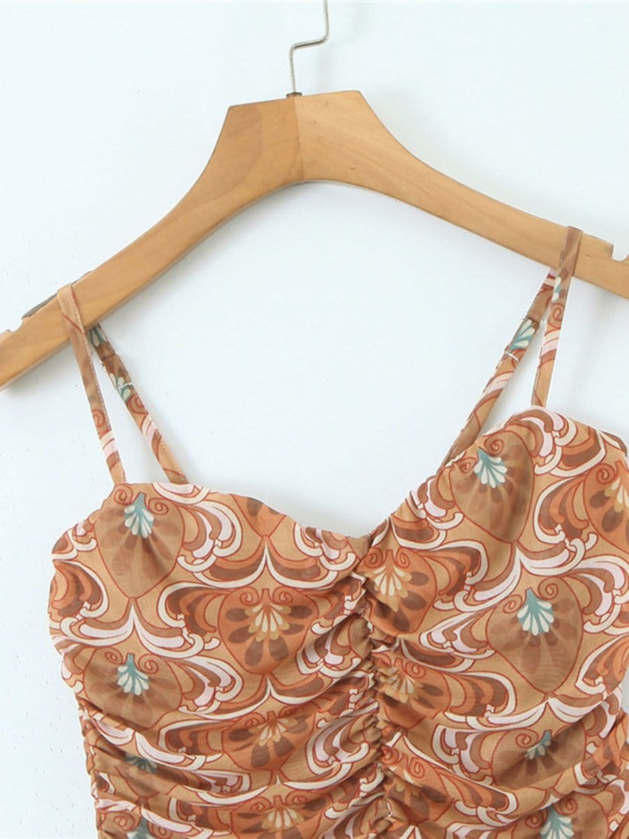 Ruffle Mini Dress - Fashionpara