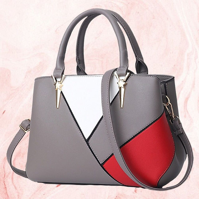Shoulder Diaper Handbag PU Bag Tote Leather