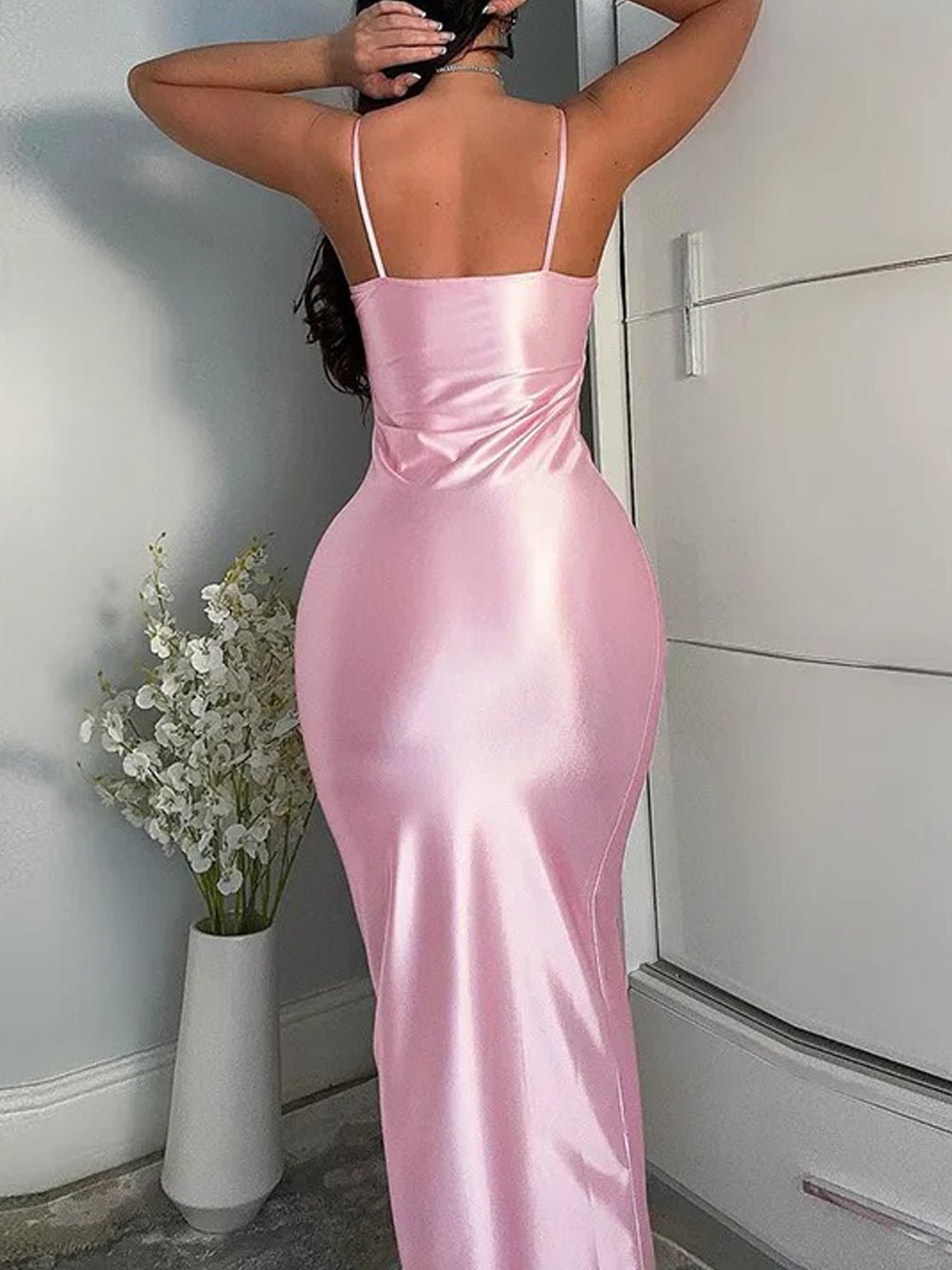 Backless Bodycon Maxi - Fashionpara
