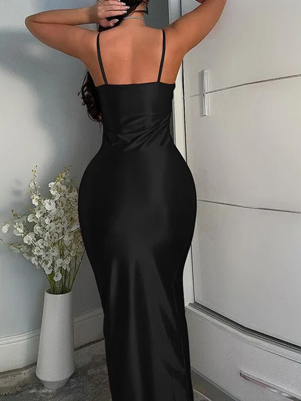 Backless Bodycon Maxi - Fashionpara