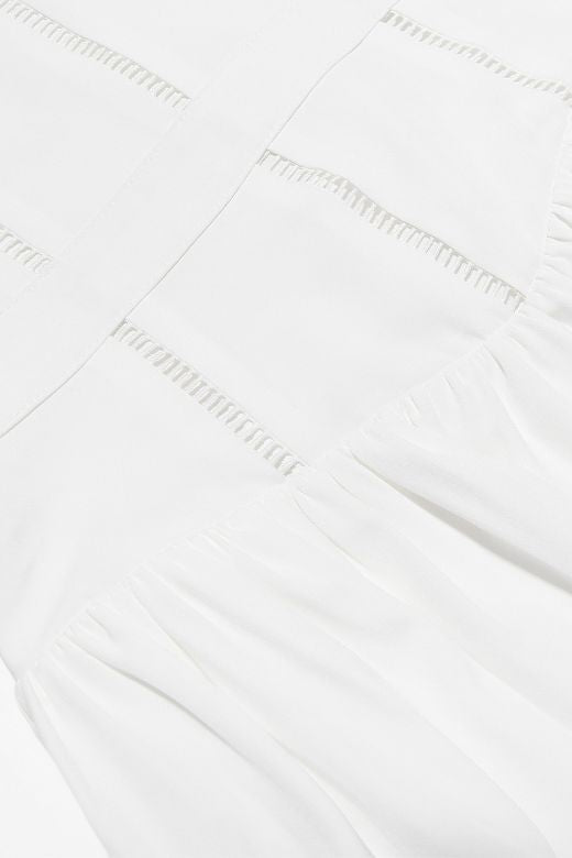 Tasmin Bodycon Midi Dress - Pearl White - Fashionpara