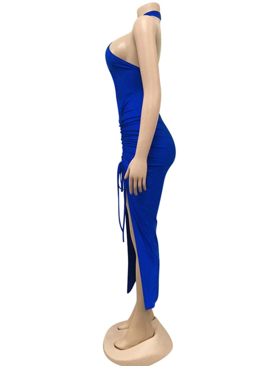 Backless Maxi Dress - Fashionpara