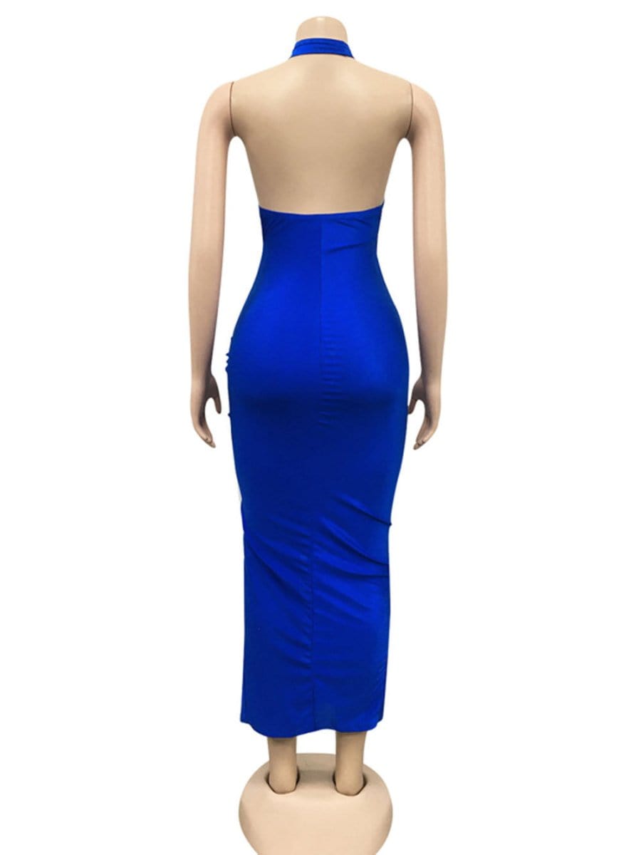 Backless Maxi Dress - Fashionpara