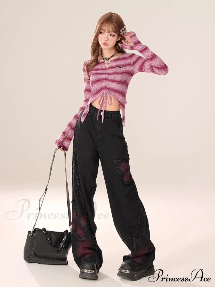 Tie Dye Butterfly Halloween Pants