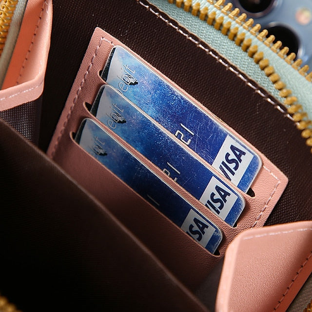 Phone Mobile Bag Crossbody Wallet Purse Coin