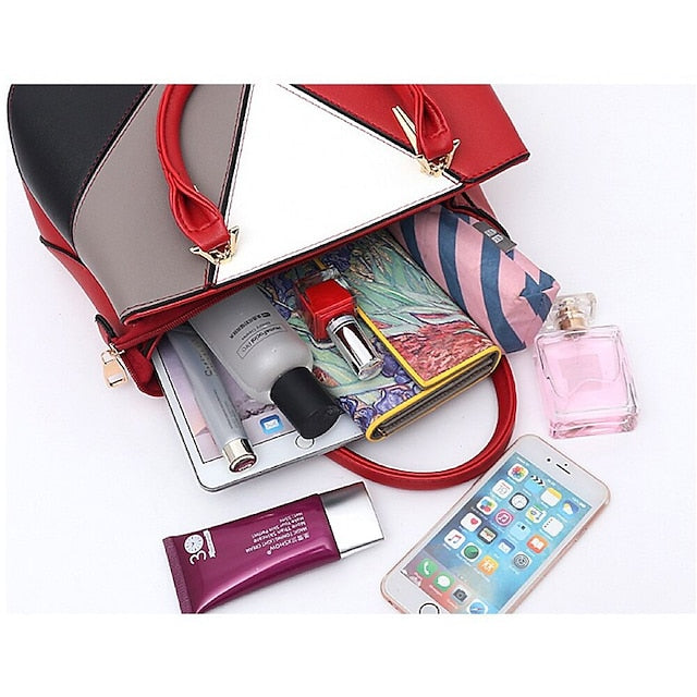 PU Shoulder Bag Tote Leather Diaper Handbag