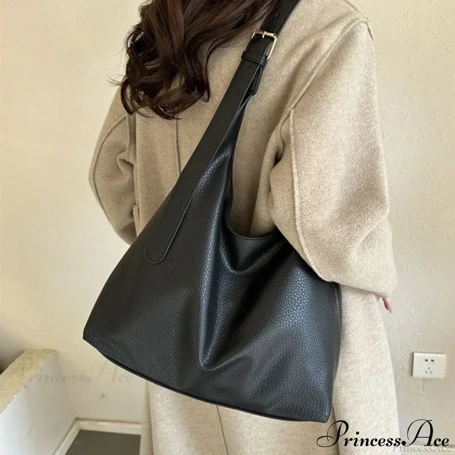 Trendy Leather Tote Shoulder Bag