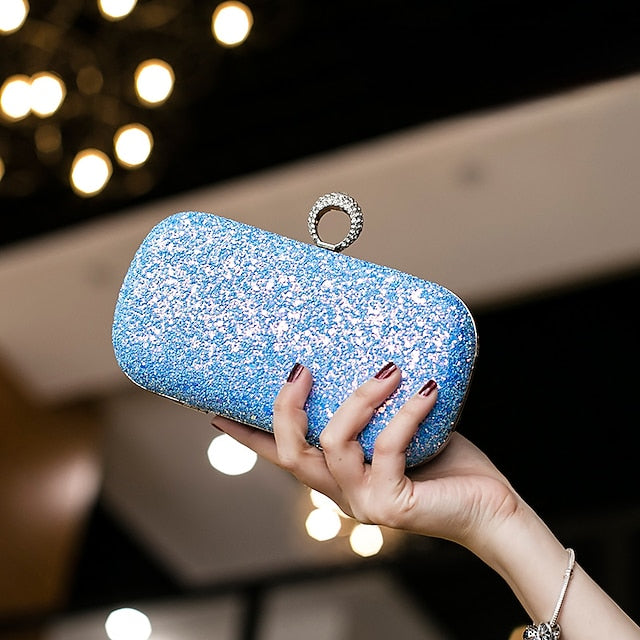 Wristlet Leather PU Bags Clutch Evening Bag