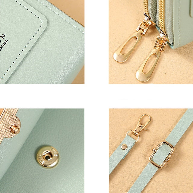 Phone Mobile Bag Crossbody Wallet Purse Coin