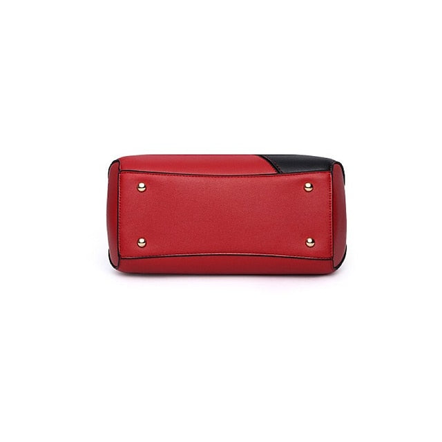 Shoulder Diaper Handbag PU Bag Tote Leather