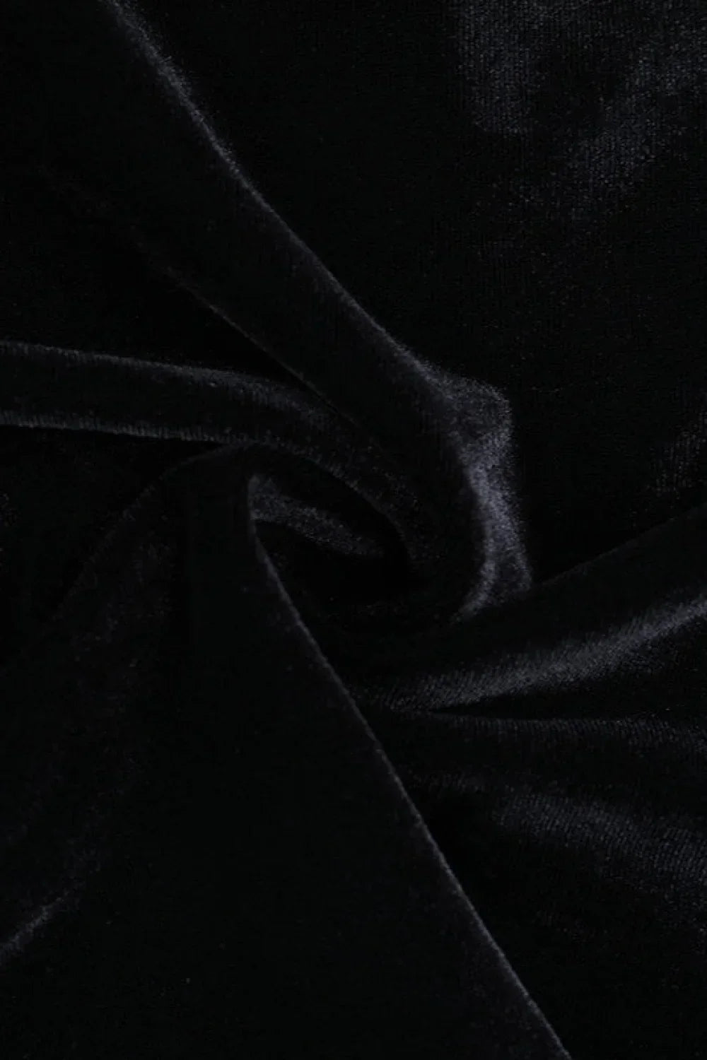 Velvet Spaghetti Strap Lace Waist Maxi Gown 5