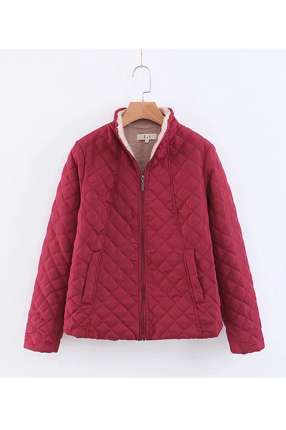 Luxurious Velvet Stand Collar Parka Jacket for All Seasons