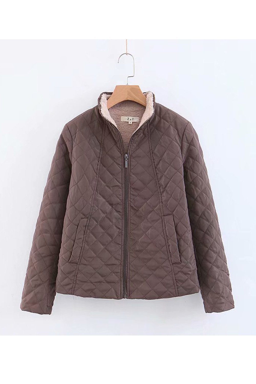 Luxurious Velvet Stand Collar Parka Jacket for All Seasons