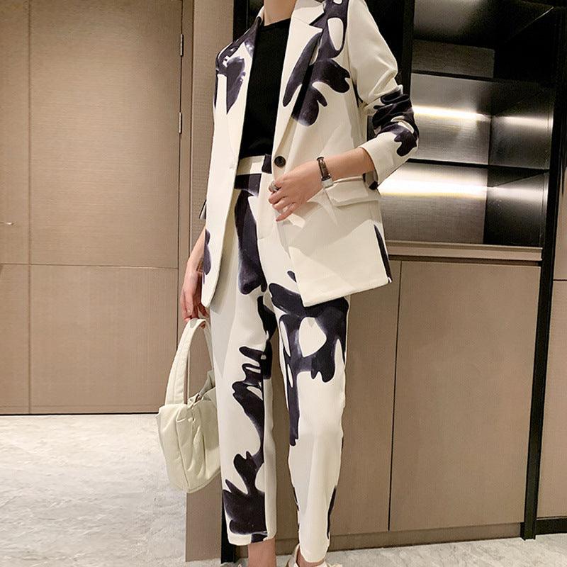 KittenAlarm - Venice Two-tone Blazer & Pants Set
