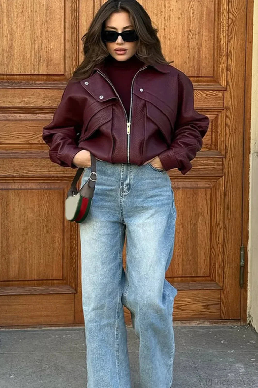 Vintage Casual Lapel Loose Suede Jacket 3