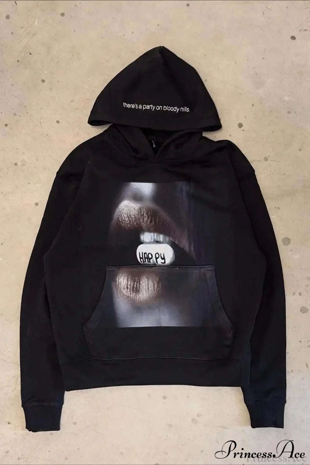 Vintage Harajuku Graphic Print Hoodie