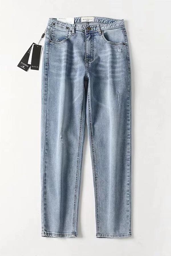 Vintage High-waisted Straight Jeans