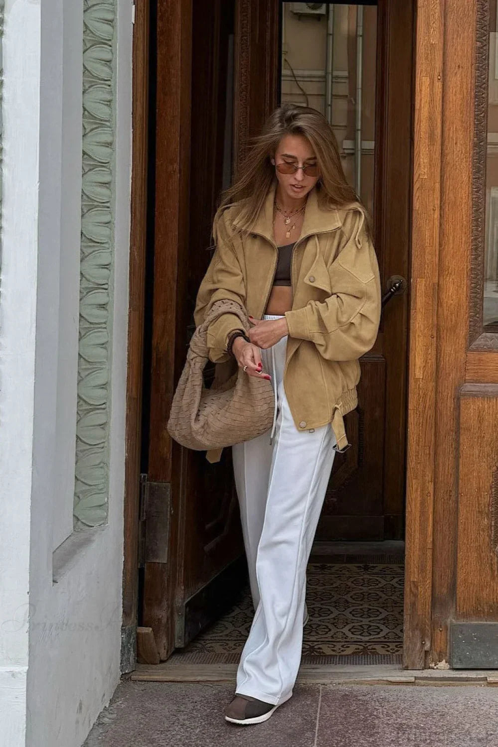 Vintage Matte Elegant Suede Jacket