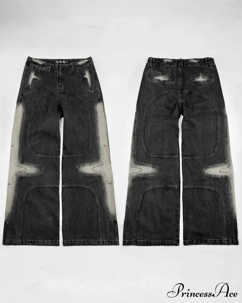 Vintage Washed Baggy Halloween Pants