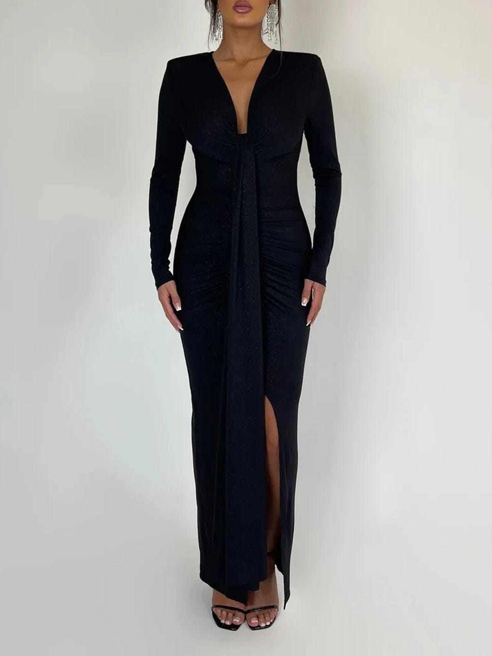 Bodycon Maxi Dress - Fashionpara