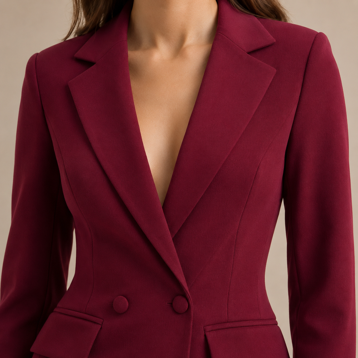 Double Breasted Long Sleeve Blazer Mini Dress 11