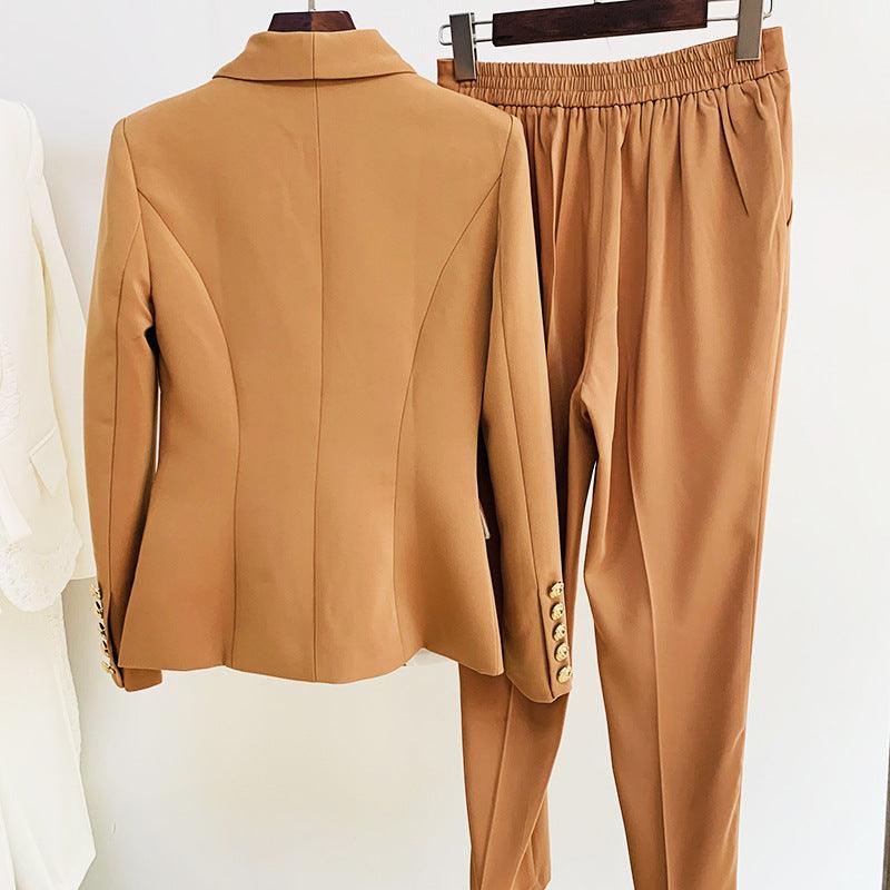 KittenAlarm - Winnie Solid Blazer Top & Pants Set