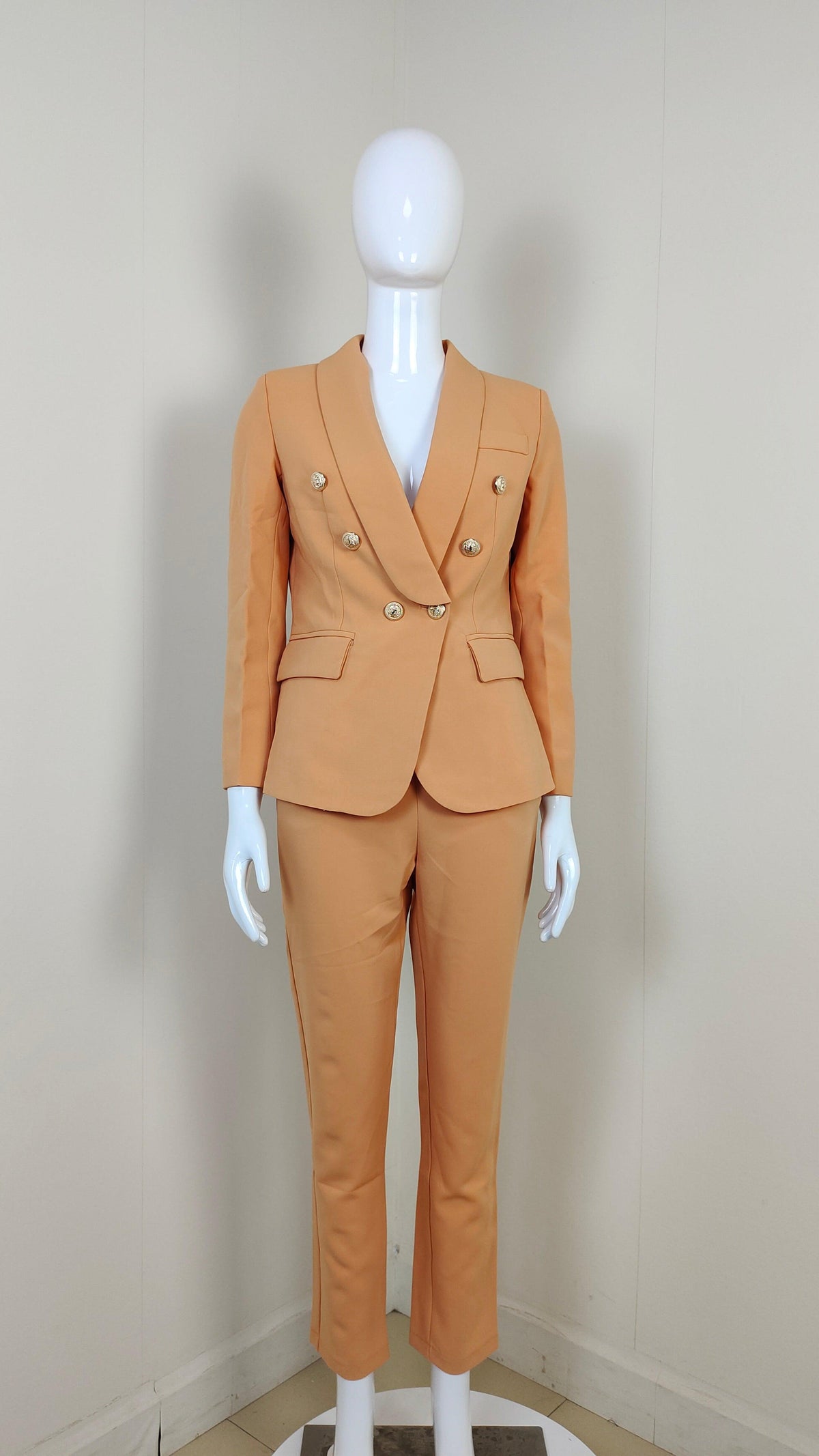 KittenAlarm - Winnie Solid Blazer Top & Pants Set