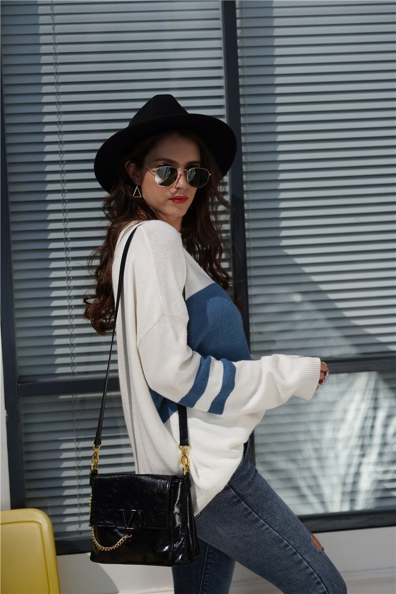 RadyRin Winter's Butterflies Elegant Sweater for Cozy Style