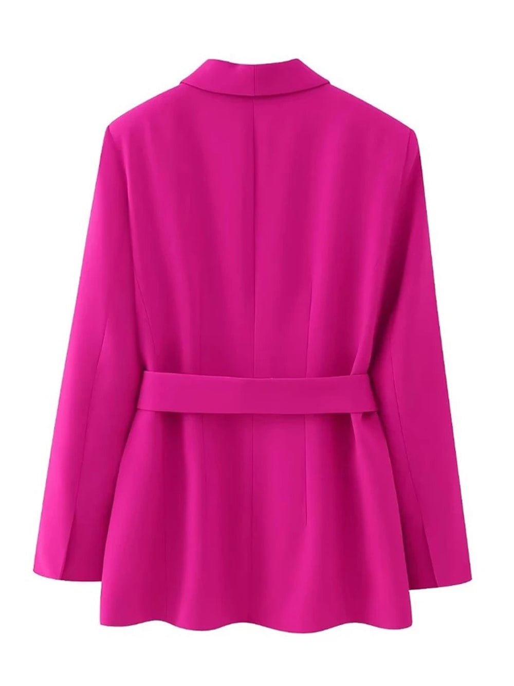 Belt Button Blazer - Fashionpara