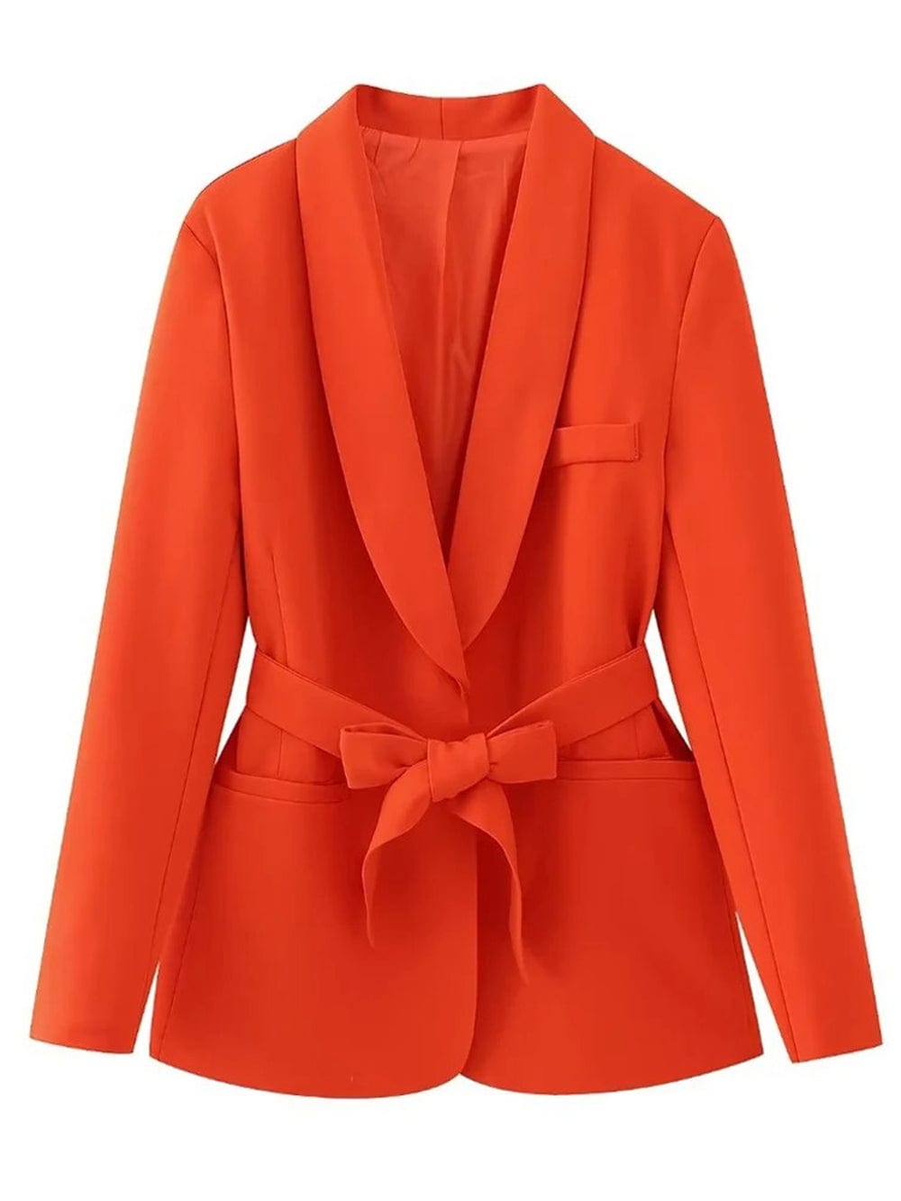 Belt Button Blazer - Fashionpara