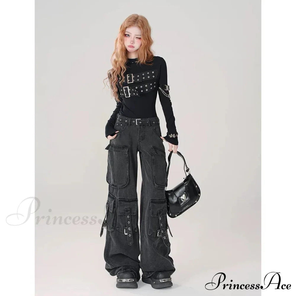 Y2K Japanese Cargo Halloween Pants