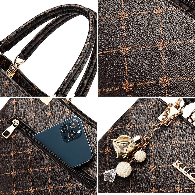 Men's PU Party Leather Bag Shoulder Handbag