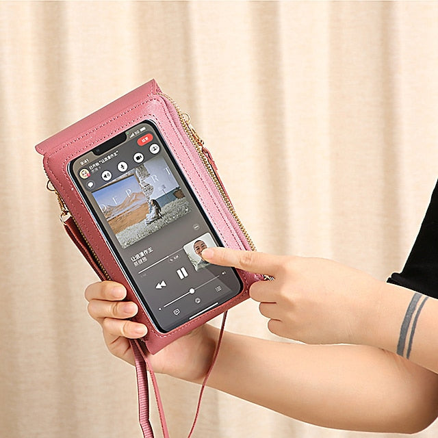 Phone Mobile Bag Crossbody Wallet Purse Coin